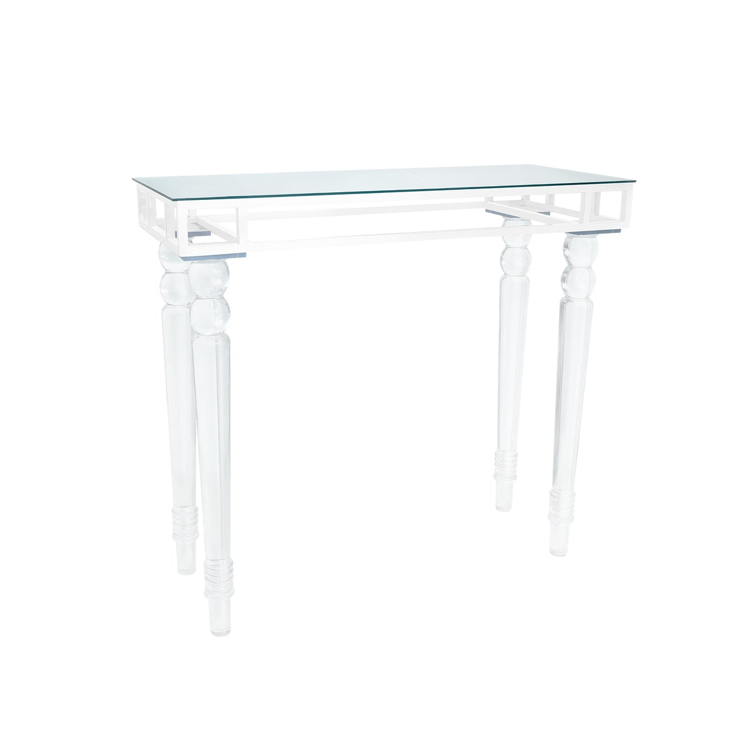 White/Acrylic Legs