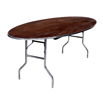Oval Folding Table