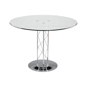 Glass Top Truss Table