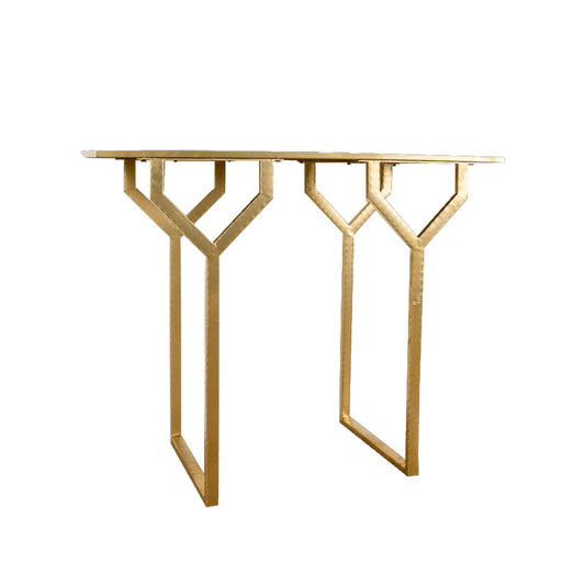 Gold Console Table