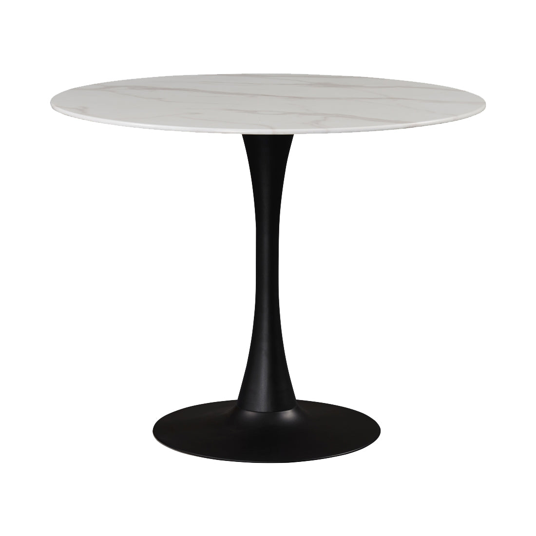 Marble/Black Table 36