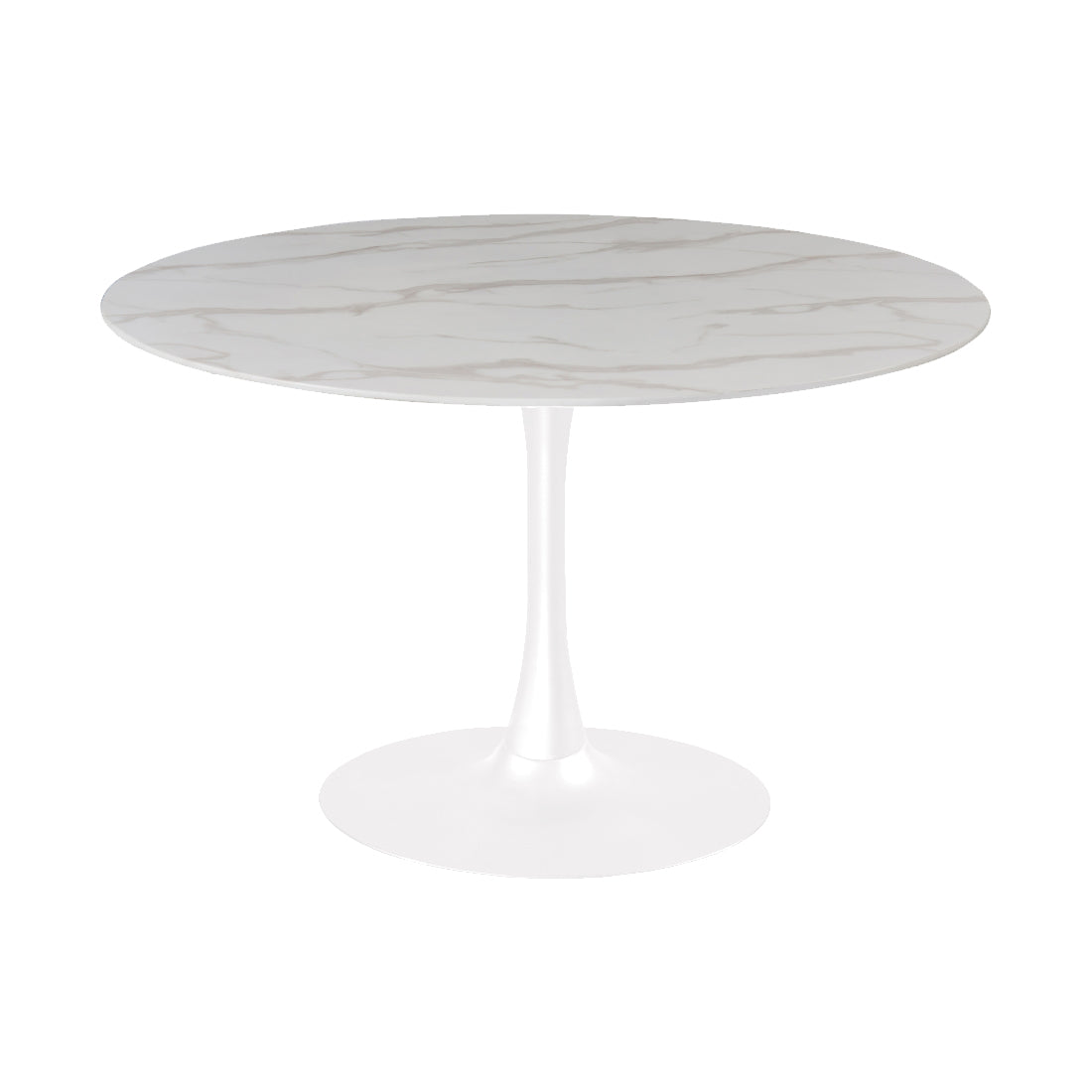 Marble/White Table 48