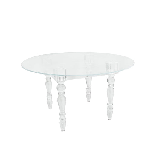 Lucite Round Table