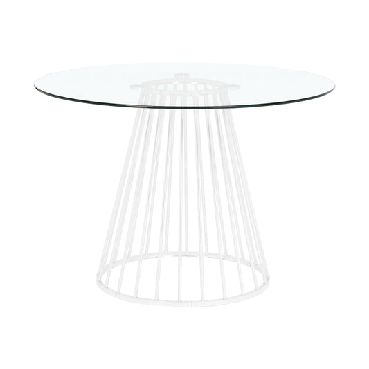 White Dining Telescope