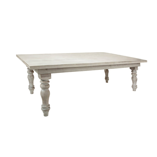White Wash Dining Table