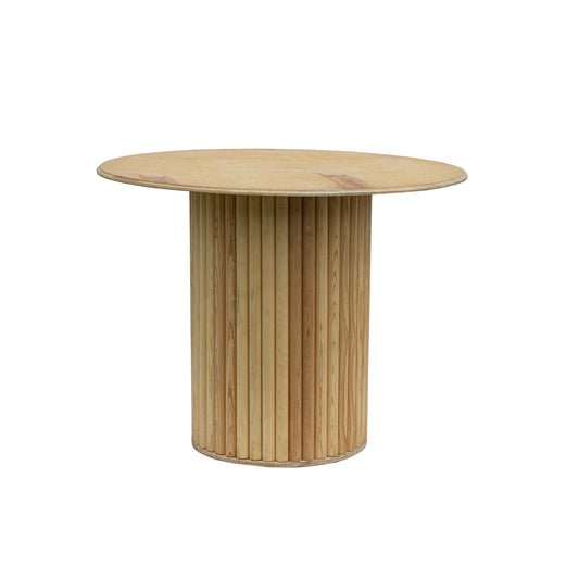 Wood Tubular Table Tall