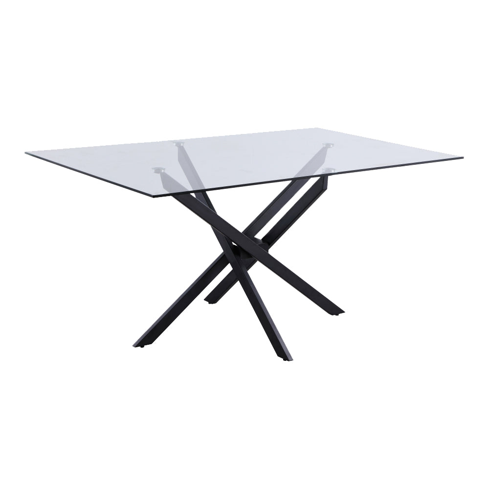 Glass/Black Table